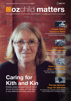 OzChild Newsletter May 2016