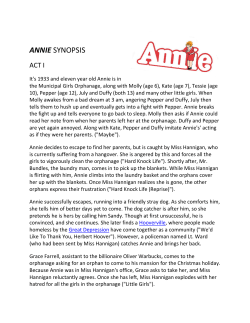 ANNIE SYNOPSIS