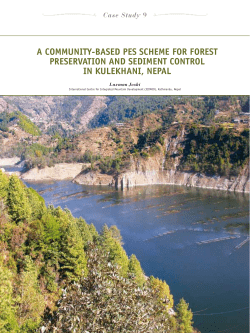 a community-based pes scheme for forest preservation and