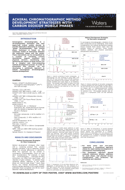 achiral chromatographic method development strategies