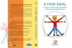 A Fair Deal - A study on Children and Young People with Very