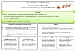 Core Skills - Longleaze Primary School