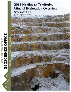 2013 Northwest Territories Mineral Exploration Overview