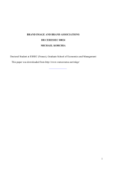 brand image and brand associations dr