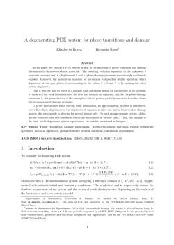 A degenerating PDE system for phase - of Riccarda Rossi