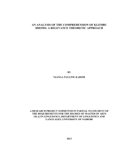 njanga pauline karimi ma project - UoN Repository