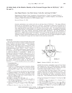 Ab Initio Study of the Relative Basicity of the External Oxygen Sites