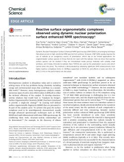 Reactive surface organometallic complexes observed using