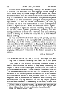 Price: The Scientific Estate - Duke Law Scholarship Repository
