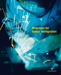New rules for labour immigration