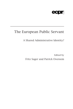 The European Public Servant