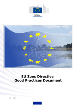 EU Zoos Directive Good Practices Document