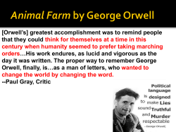 Background on Animal Farm