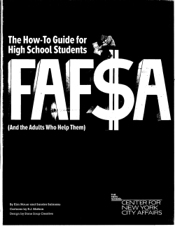 FAFSA: The How
