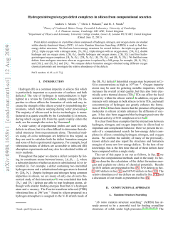 Hydrogen/nitrogen/oxygen defect complexes in silicon from