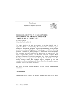 Estudios de ling&uuml;&iacute;stica inglesa aplicada