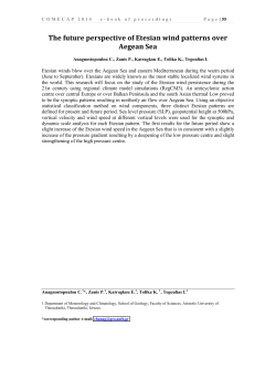The future perspective of Etesian wind patterns over Aegean Sea