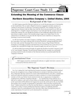 15 Northern Securities Company v. United States 1904