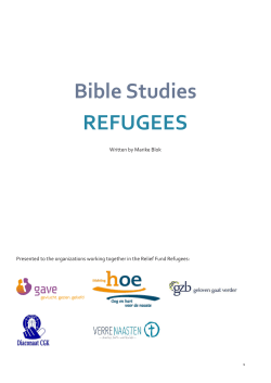 Bible Studies REFUGEES