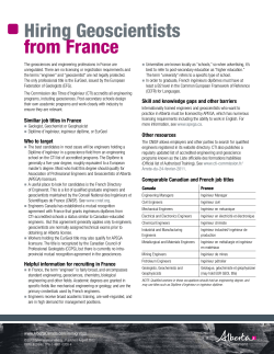 Hiring Engineers from France