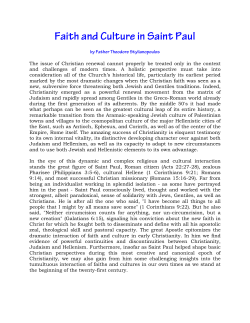 Faith and Culture in Saint Paul - St. Paul`s Greek Orthodox Church