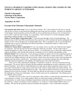 Transcript - Economic Club of Washington