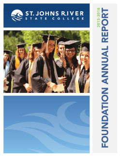 Annual Report - St. Johns River State College