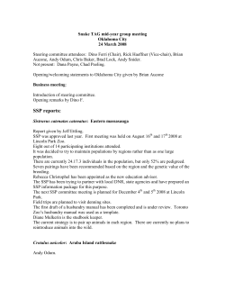 Snake TAG mid-year group meeting