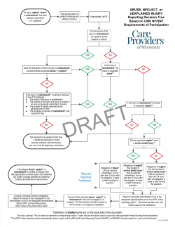 draft reporting decision-tree tool