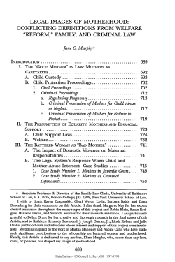 legal images of motherhood