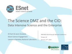 The Science DMZ and the CIO