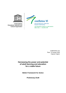 Belém Framework for Action