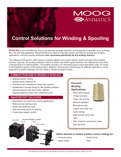 SmartMotor™ Control Solutions for Winding