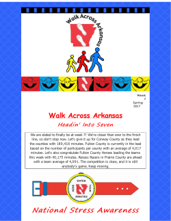 National Stress Awareness - University of Arkansas Division of