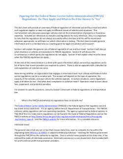 FMCSA - The Community Transportation Association of America