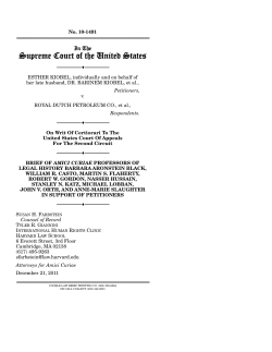 amicus curiae brief - Center for Constitutional Rights