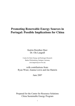 - Center for Resource Solutions