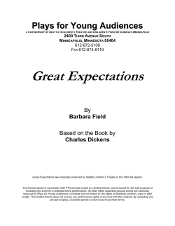 Great Expectations - Plays for Young Audiences