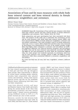 Associations of lean and fat mass measures with whole body bone