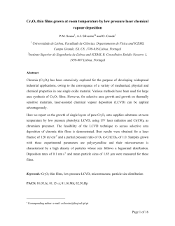 Cr2O3 thin films grown at room temperature by