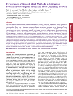 Performance of Relaxed-Clock Methods in