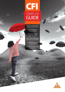 Start-Up Guide - National Treasury