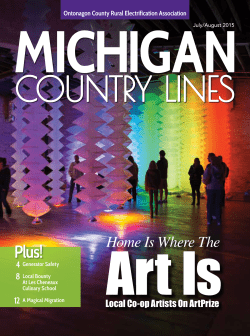 Home Is Where The - Michigan Country Lines Magazine