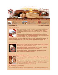 GIFT CARD PROMOTION Avoid the crowded malls and