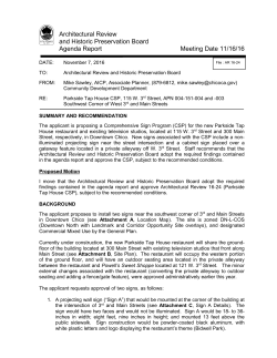 Architectural Review and Historic Preservation Board