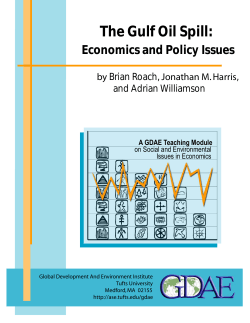 The Gulf Oil Spill: Economics and Policy Issues