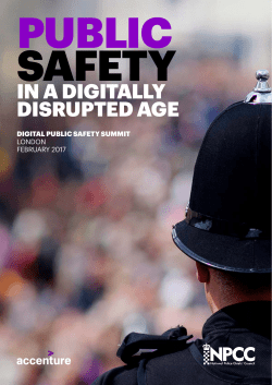 Public Safety in a Digitally Disrupted Age｜Accenture