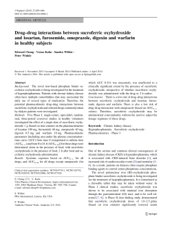 Drug&ndash;drug interactions between sucroferric oxyhydroxide and