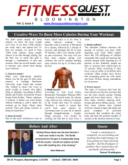 Creative Ways To Burn More Calories During Your Workout