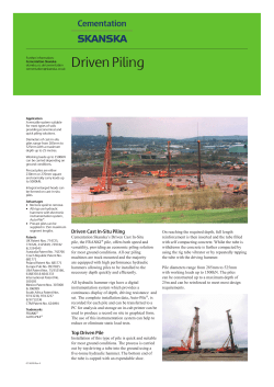 Driven Piling